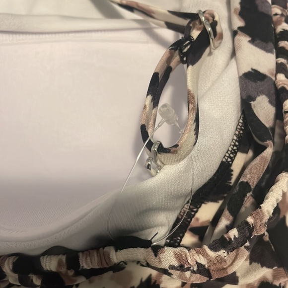 NWT- American Beach- size 10 - bathing suit top- leopard print - Picture 4 of 12